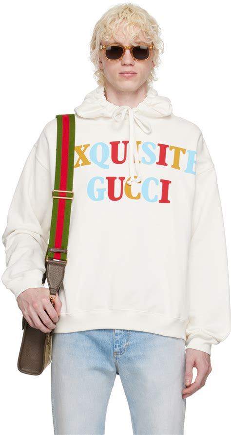 gucci black and white|black and white gucci hoodie.